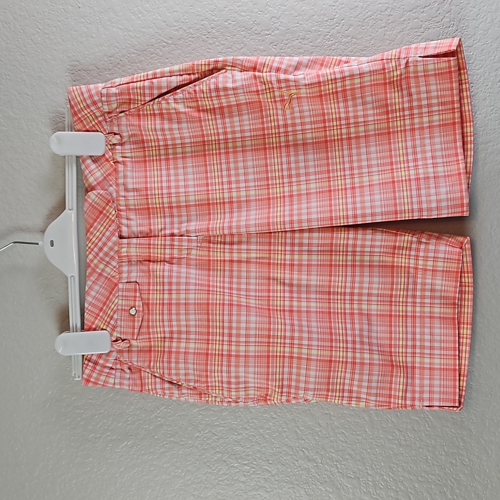 Puma | Women's Golf Performance Active Plaid Shorts Sz 6
